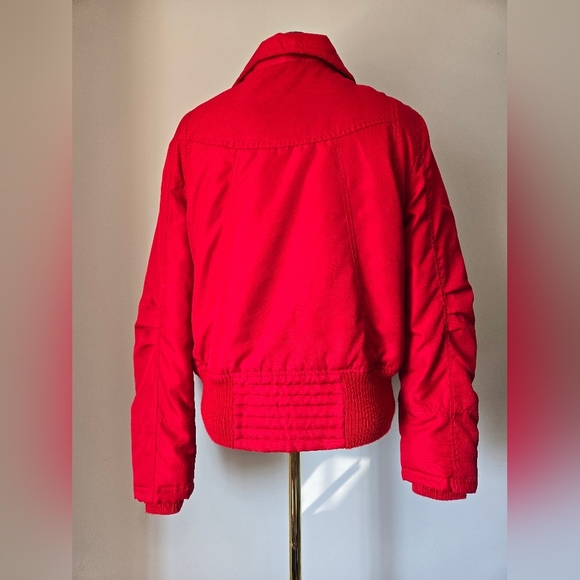 Vero Moda Red Waist Length Ski Jacket Jacket. Aize Medium - Picture 9 of 14